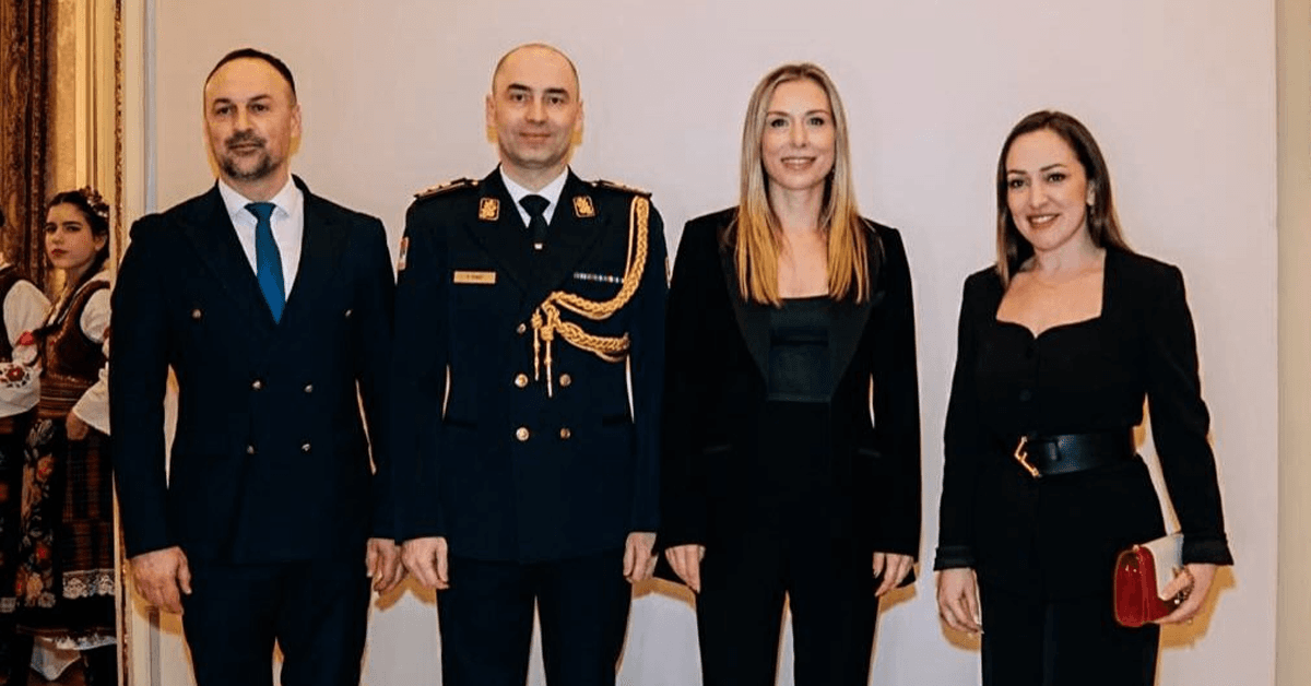 Bojana Kondić Panić a participé à la réception officielle organisée à Paris à l’occasion de la Fête nationale de la République de Serbie