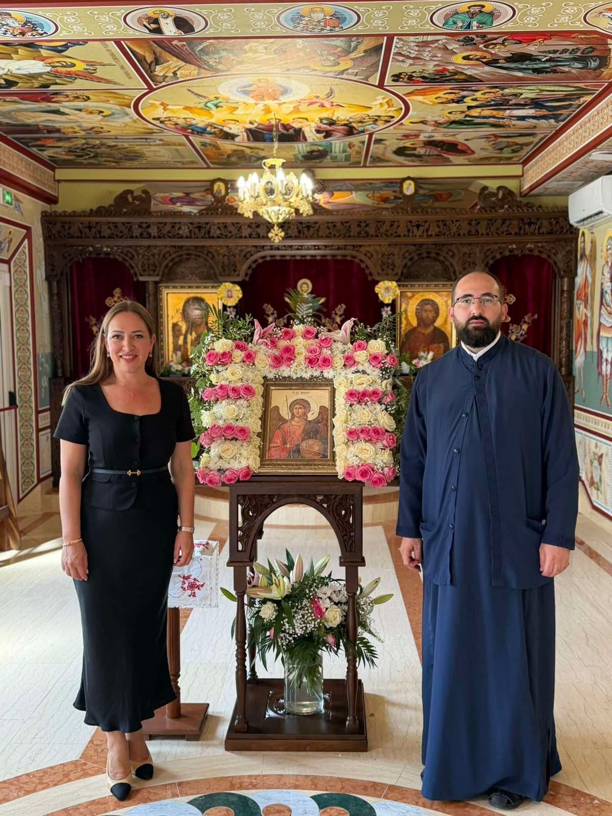 Bojana Kondić Panić à Mulhouse à l’occasion de la consécration d’une église
