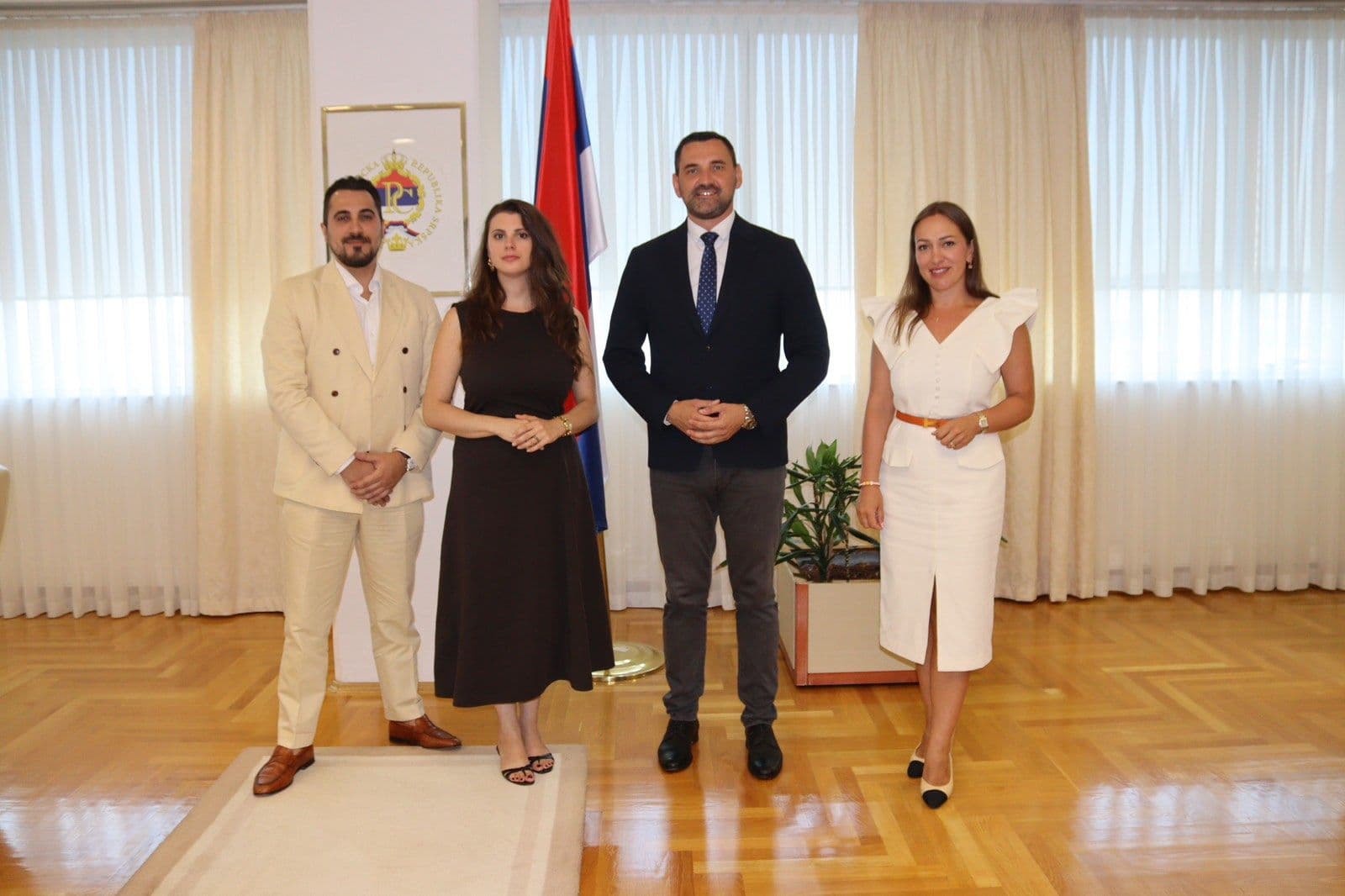À Banja Luka, réunion avec les représentants du réseau d’affaires CONCORD sur le renforcement de la coopération économique entre la République Serbe et la France